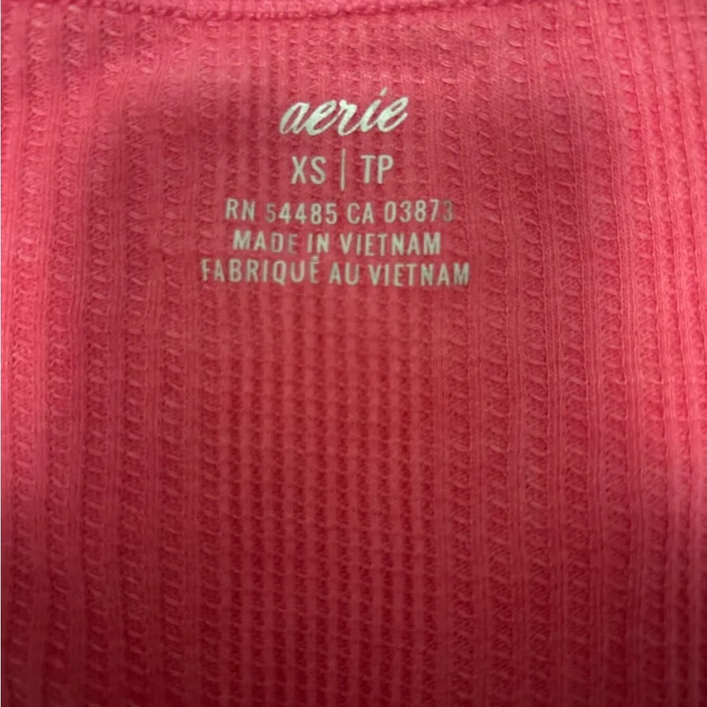 Pink Ribbed Snap Button Top - Picture 2 of 5